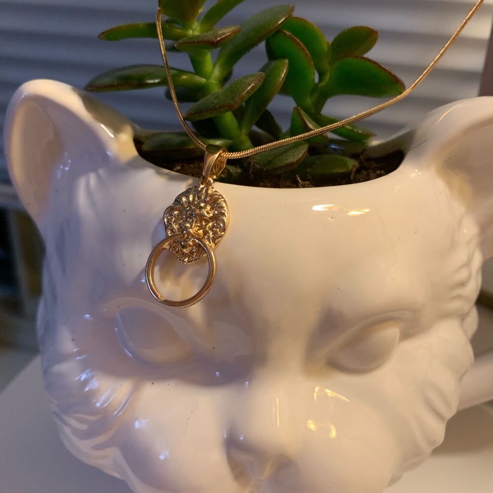 Lion Head Necklace